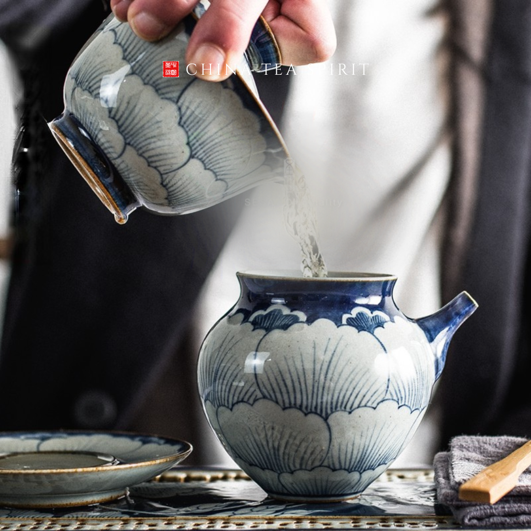 Handmade Ceramic Gaiwan Tea Set - Gohobi