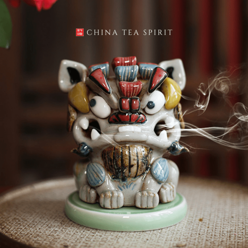 Handmade Ceramic Suanni Incense Burner (1)