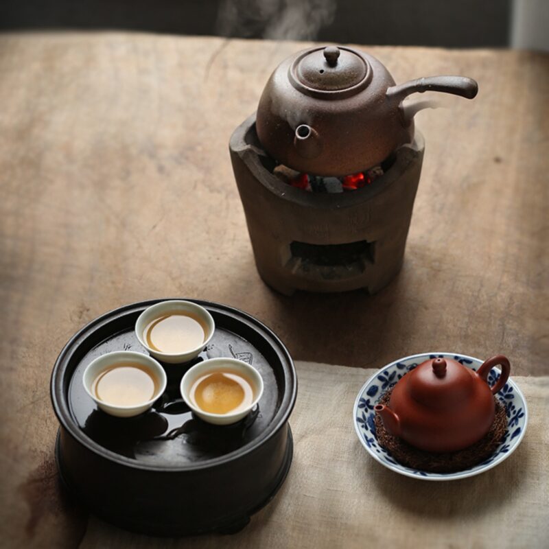 Handmade Chaozhou White Clay Tea Poem Gongfu Tea Stove - China Tea