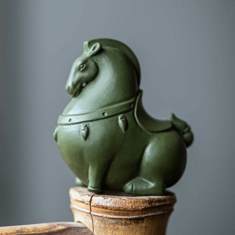Handmade Zisha Yixing Clay Tang Dynasty Horse Tea Pet