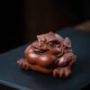 Handmade Da Hong Pao 3-Feet Money Frog Tea Pet
