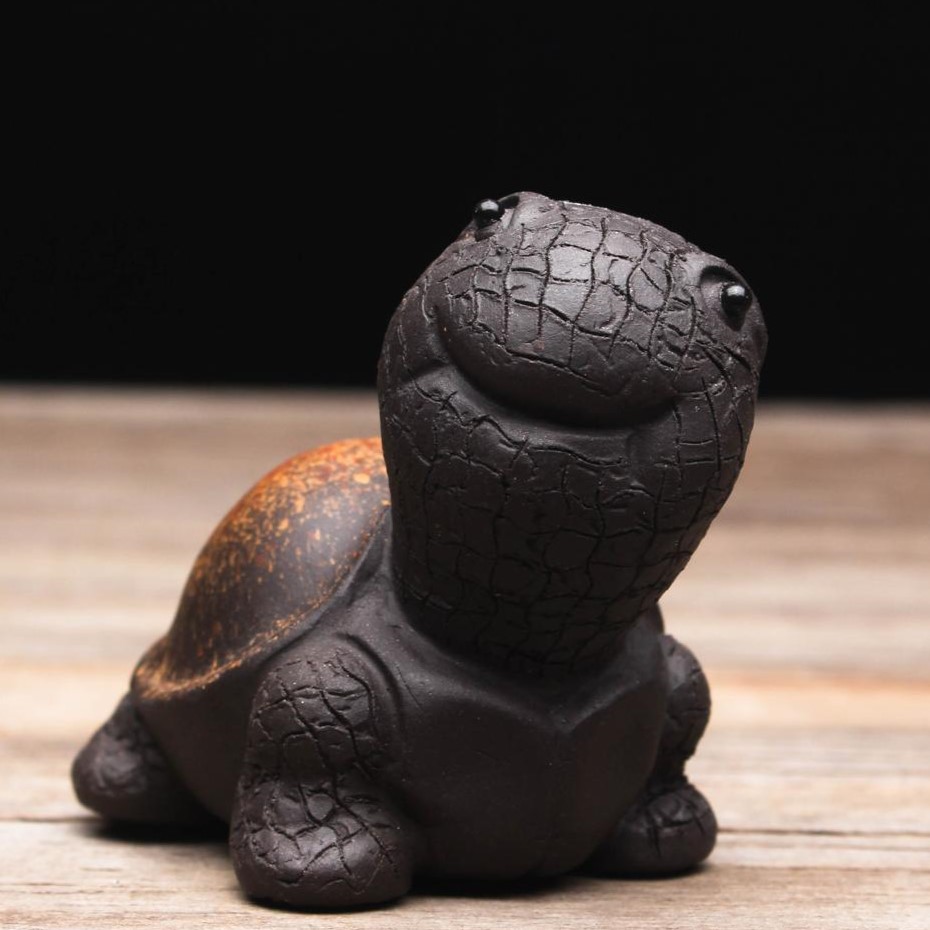 Creative Zisha Yixing Clay Smiling Turtle Tea Pet - China Tea Spirit