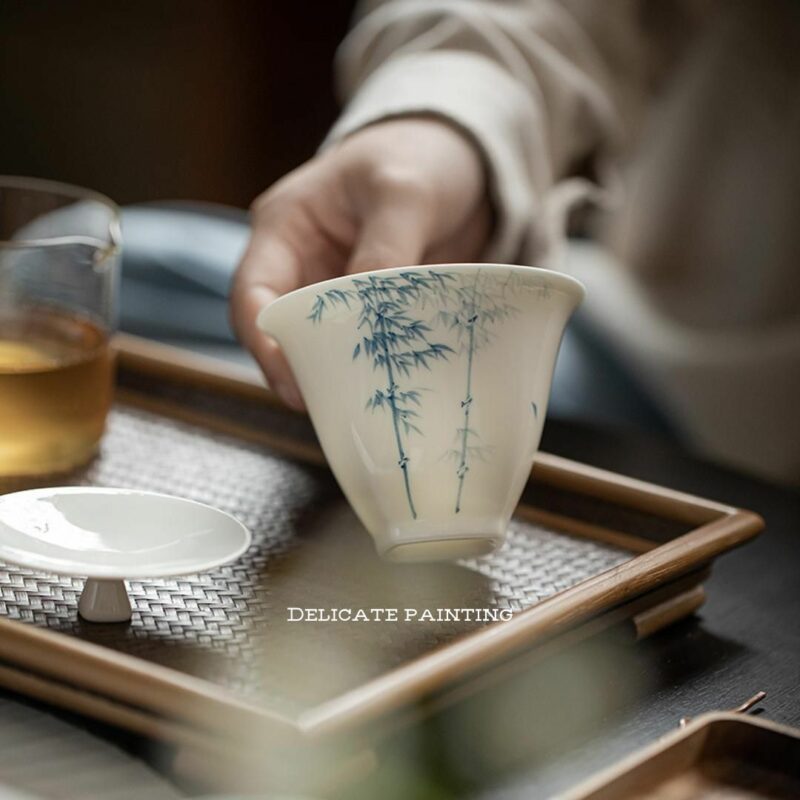 hand-painted-ceramic-qinghua-bamboo-150ml-gaiwan-2