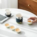 Creative Ceramic Panda Travel Kung Fu Tea Set