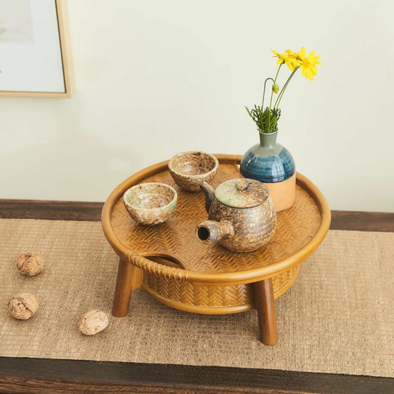 handmade-zen-style-bamboo-woven-storage-case-tea-table-2
