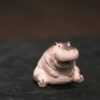 Handmade Zisha Yixing Clay Chunky Little Hippo Tea Pet