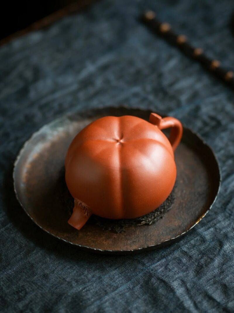 creative-xiao-hong-ni-persimmon-150ml-yixing-teapot-11