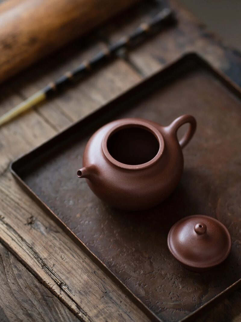half-handmade-aged-zini-mini-lian-zi-90ml-yixing-teapot-9
