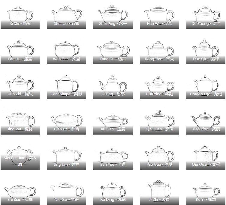 yixing-teapot-shapes