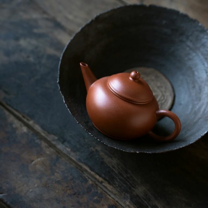 half-handmade-xiao-mei-yao-zhuni-shui-ping-120ml-yixing-teapot-4
