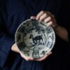 hand-painted-qinghua-vintage-ceramic-deer-tea-boat-1
