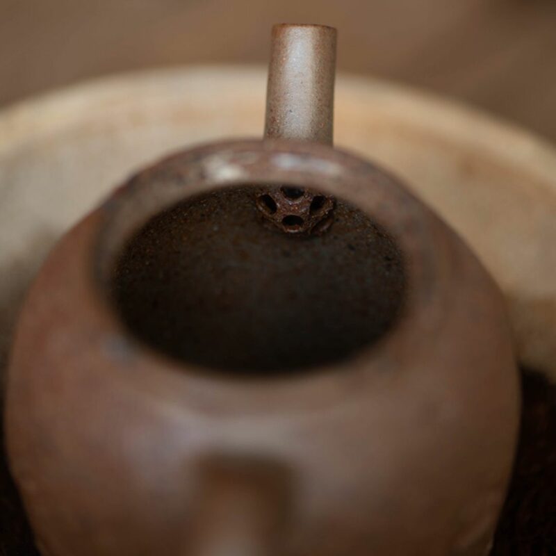 handmade-wood-fired-golden-duanni-earthenware-jug-150ml-yixing-teapot-11