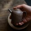 handmade-wood-fired-golden-duanni-earthenware-jug-150ml-yixing-teapot-3