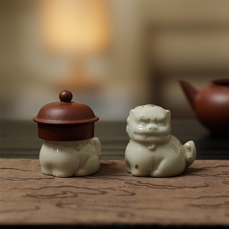 creative-white-porcelain-chinese-lion-tea-pet-6