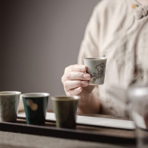 elegant-decoration-ceramic-4-tea-cup-set-40ml-1