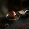half-handmade-zhuni-tall-pear-120ml-yixing-teapot-3