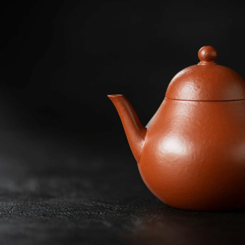 half-handmade-zhuni-tall-pear-120ml-yixing-teapot-9