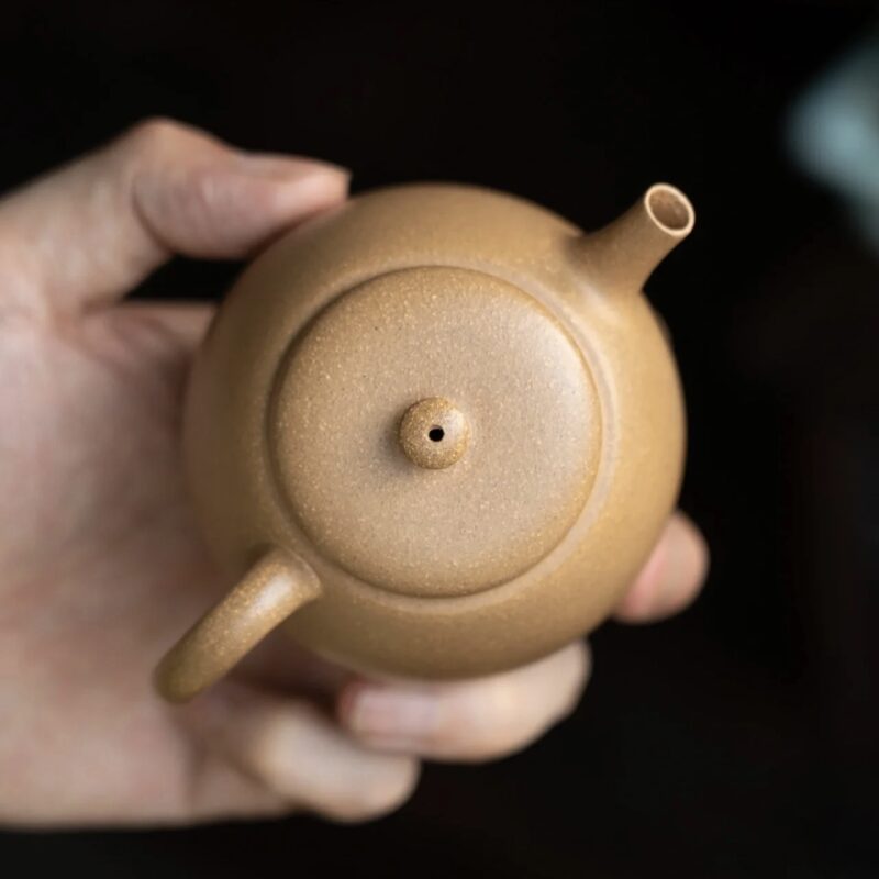 half-handmade-aged-duanni-ming-style-dragon-egg-160ml-yixing-teapot-5