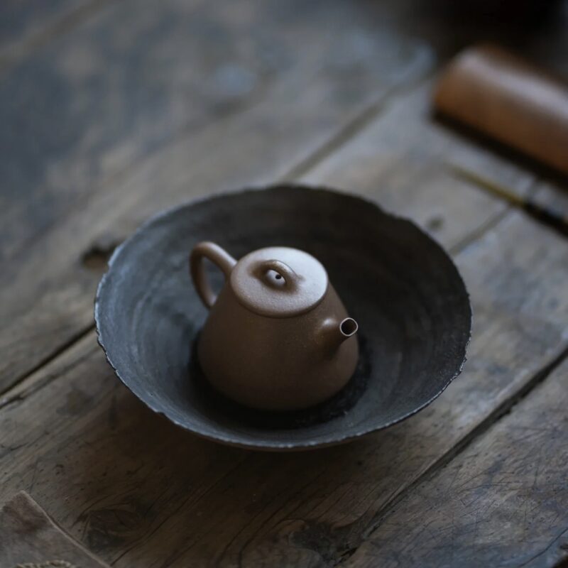 half-handmade-aged-duanni-tall-shi-piao-110ml-yixing-teapot-11