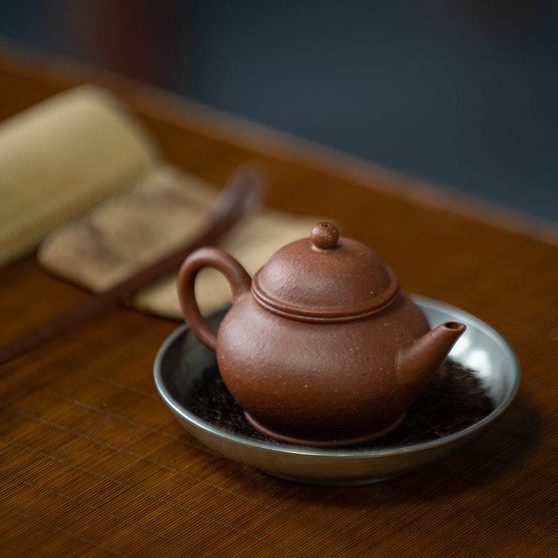 half-handmade-vintage-aged-zhuni-shui-ping-80ml-yixing-teapot-9