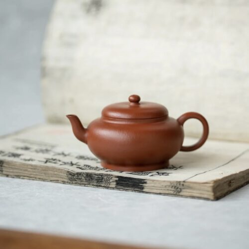 half-handmade-zhuni-bian-deng-120ml-yixing-teapot-9