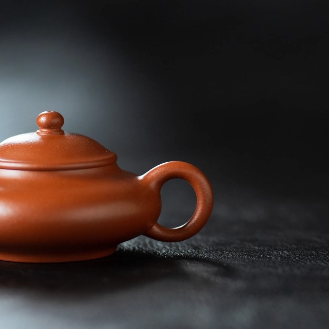 half-handmade-zhuni-mini-pan-hu-yixing-teapot-15
