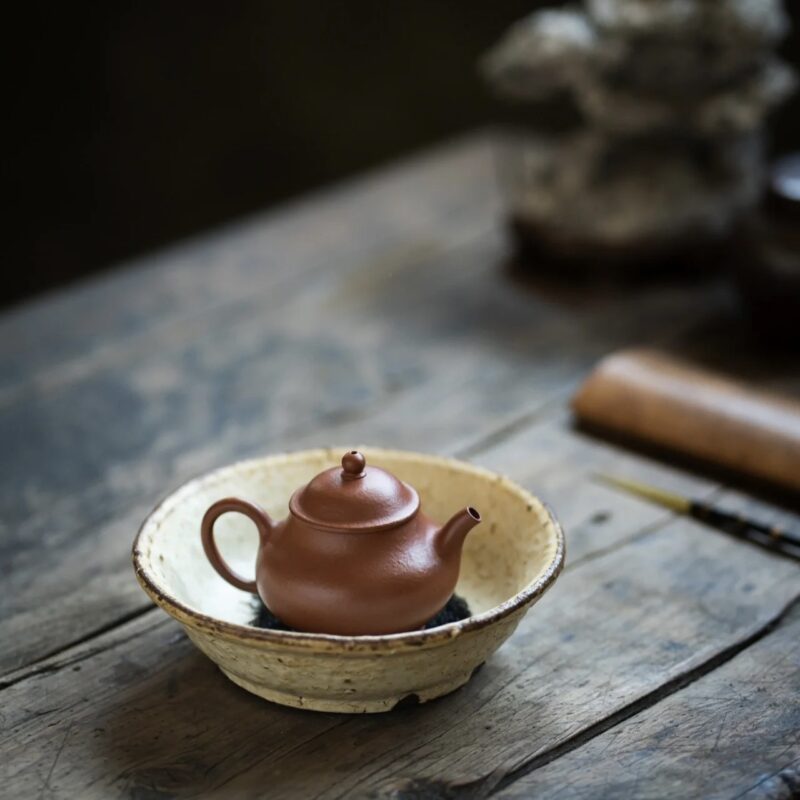 half-handmade-zhuni-pan-hu-100ml-yixing-teapot-2
