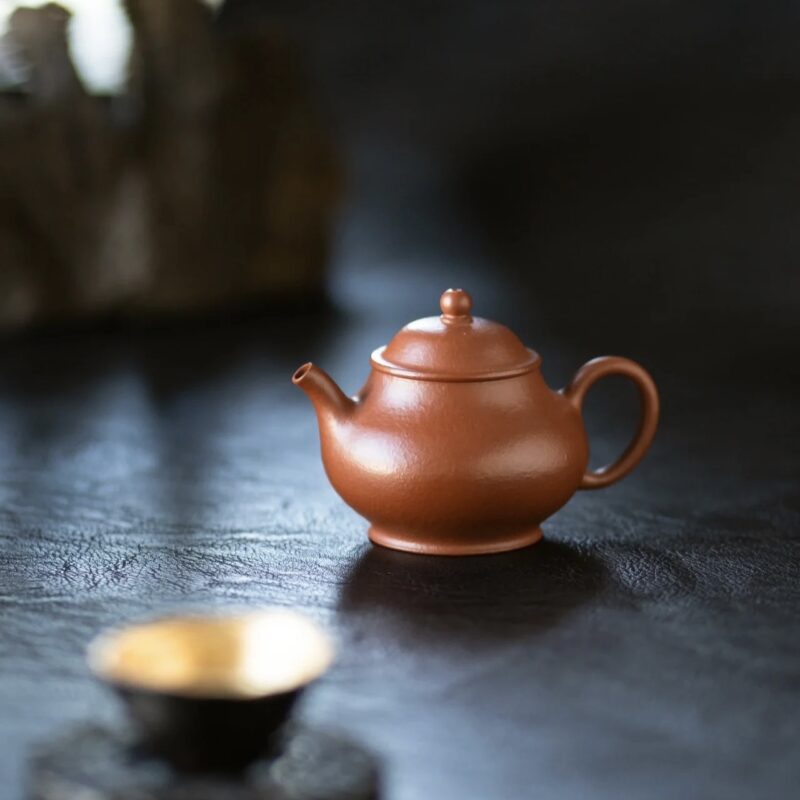 half-handmade-zhuni-pan-hu-100ml-yixing-teapot-3