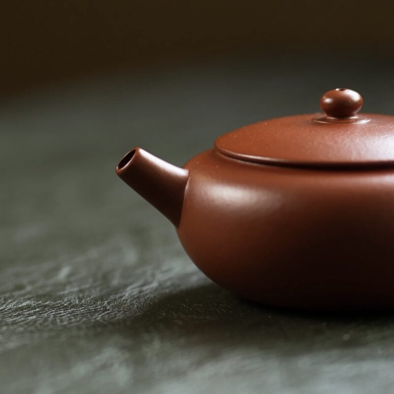 half-handmade-xiao-mei-yao-zhuni-small-flat-80ml-yixing-teapot-3