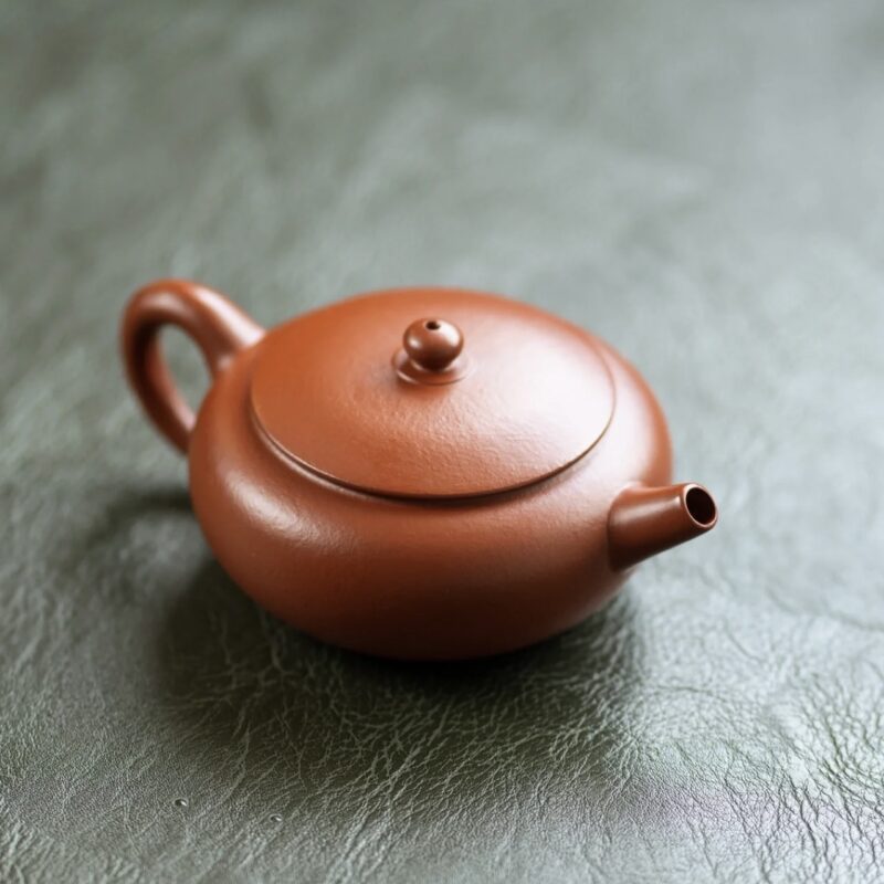 half-handmade-xiao-mei-yao-zhuni-small-flat-80ml-yixing-teapot-7