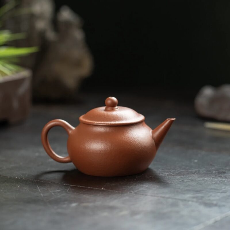 half-handmade-zhuni-shui-ping-100ml-yixing-teapot-6