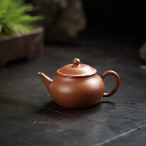 half-handmade-zhuni-shui-ping-100ml-yixing-teapot-8