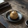 half-handmadecarved-decoration-golden-duanni-eggplant-140ml-yixing-teapot-5