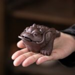 Handmade Zini Money Toad Tea Pet