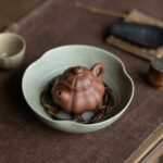 Jiang Po Ni Ribbed Rong Tian 100ml Yixing Teapot