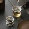 hammered-texture-metal-lotus-tea-filter-set-4
