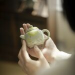 Hand-painted Ceramic Moon Rabbit 120ml Chinese Teapot
