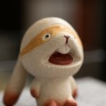 Handmade Ninja Bunny Tea Pet