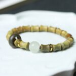 Elegant Sandalwood Night Pearl Bracelet