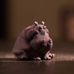 Handmade Zini Hippo Saint Tea Pet