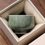 Handmade Ceramic Gradient Green 100ml Host Tea Cup