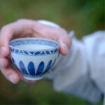 Fully Hand-Painted Yongle Chicken Heart 70ml Host Tea Cup