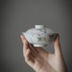 Vintage Ceramic Butterfly 90ml Gaiwan