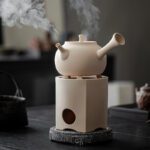 Chaozhou Style White Clay Serenity Charcoal Stove and Kettle