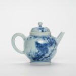 Hand-painted Qinghua Ceramic Magpie On a Branch 90ml Chinese Teapot